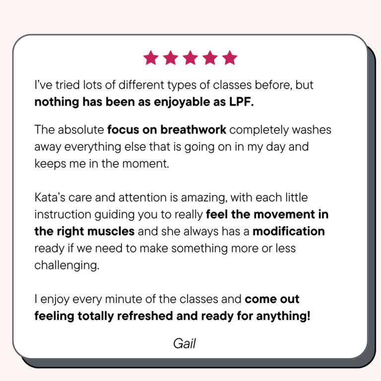 Our students' success stories - Low Pressure Fitness - hypopressive - shape your belly