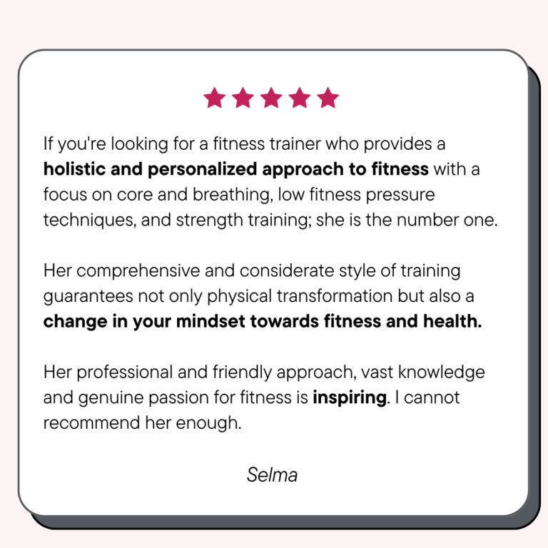 Our students' success stories - Low Pressure Fitness - hypopressive - shape your belly