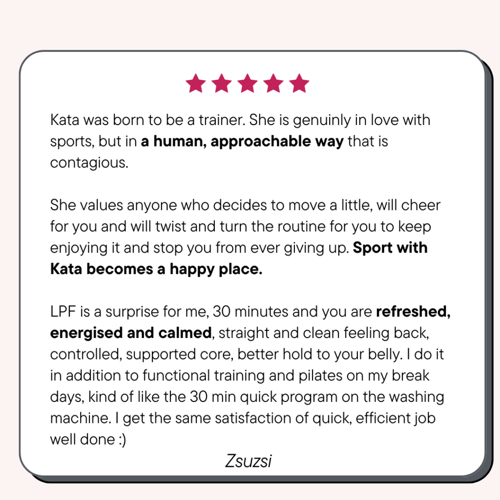 Our students' success stories - Low Pressure Fitness - hypopressive - shape your belly