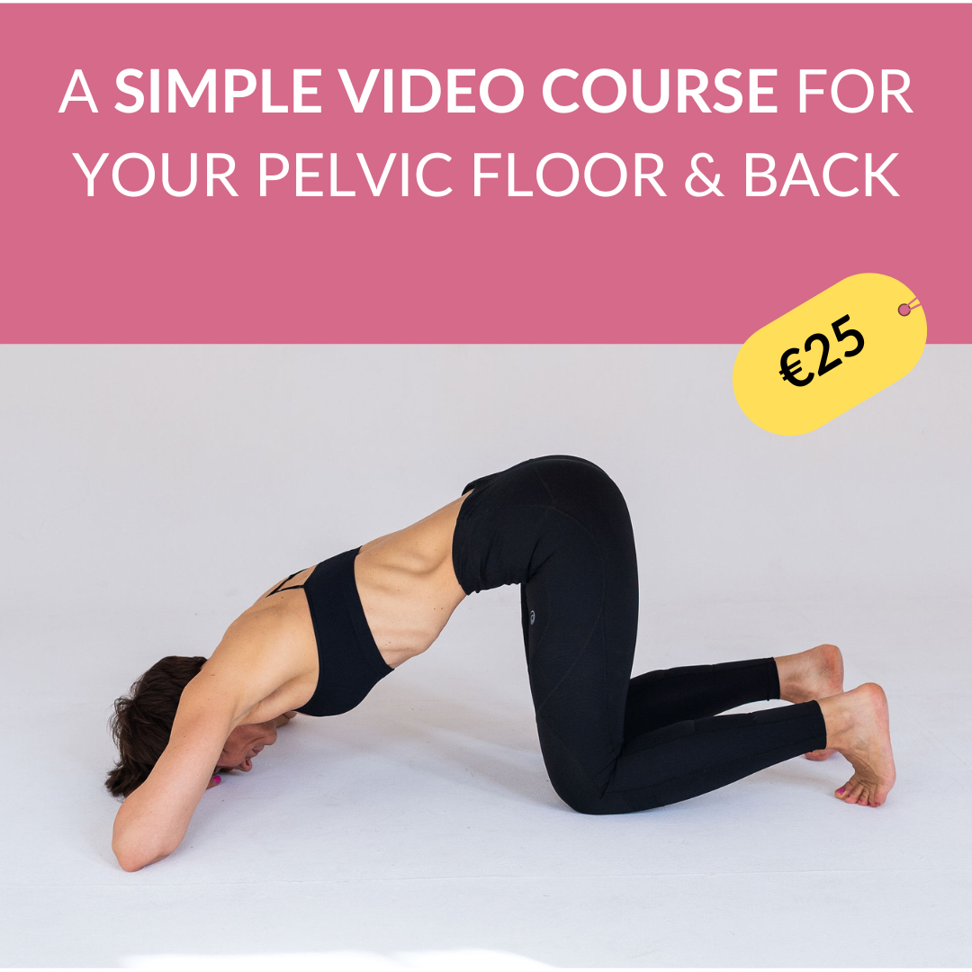 A simple, self-paced video course to ease  leaks, prolapse symptoms and back pain.