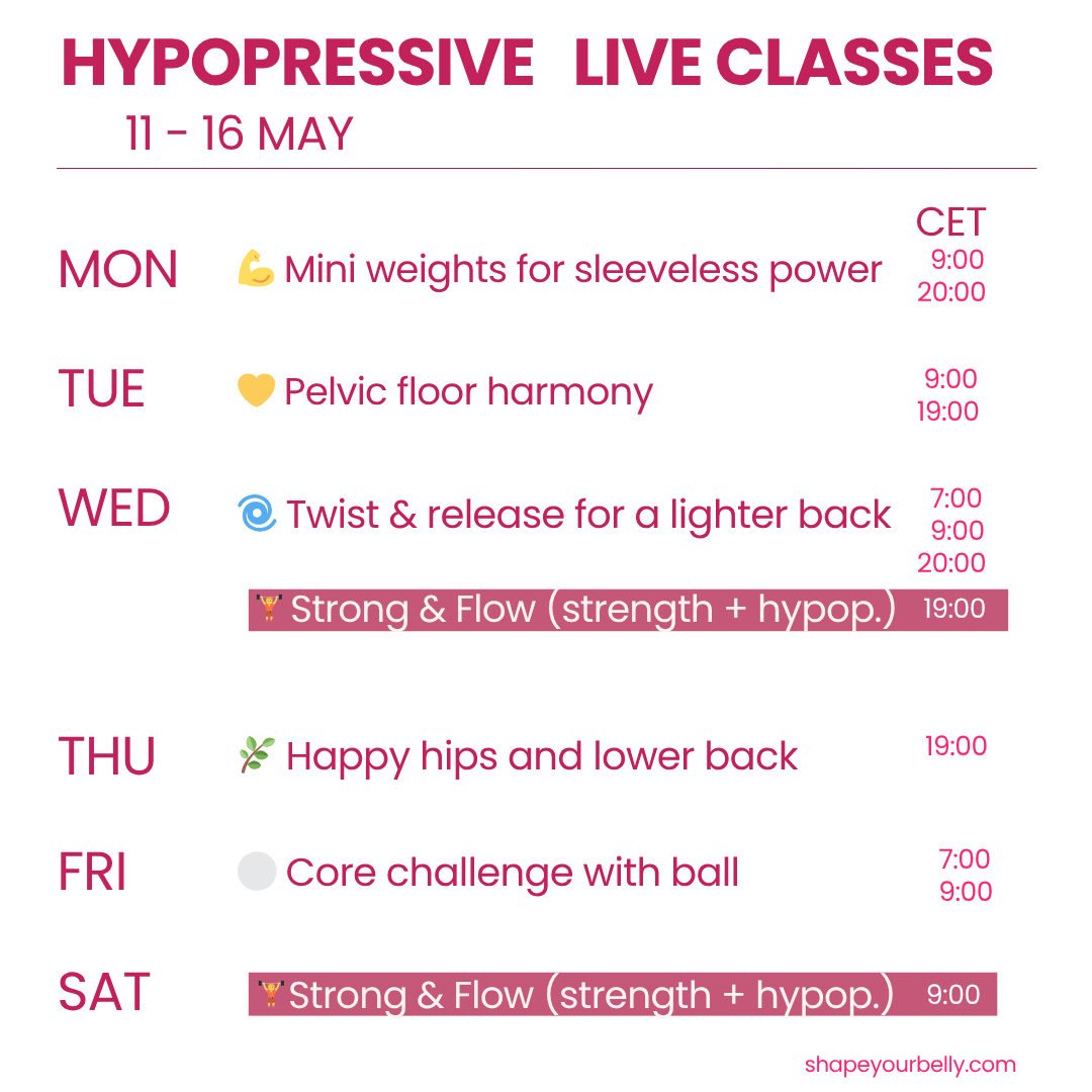 hypopressive and strength. For your 40+ body