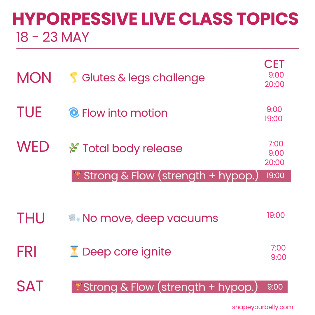hypopressive and strength. For your 40+ body