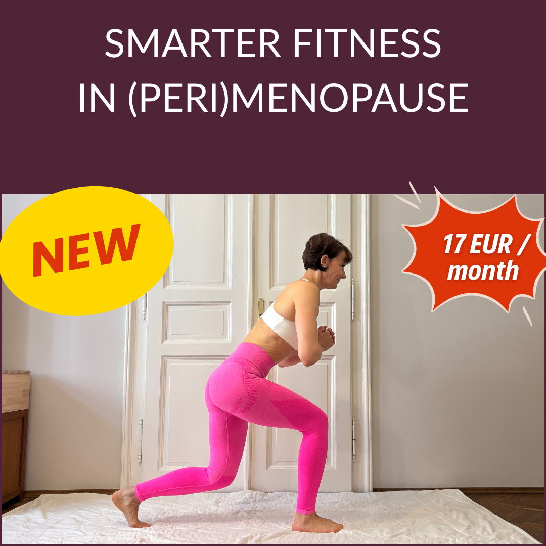 A clear, short weekly workout plan in (pero)menopause. For a leifted pelvic floor, toned core an real strength