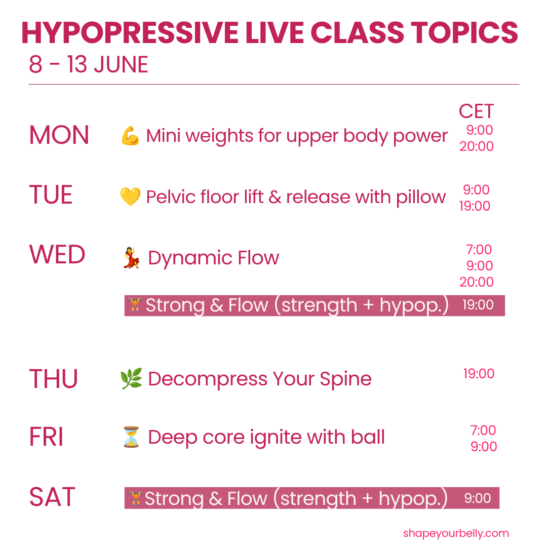 hypopressive and strength. For your 40+ body