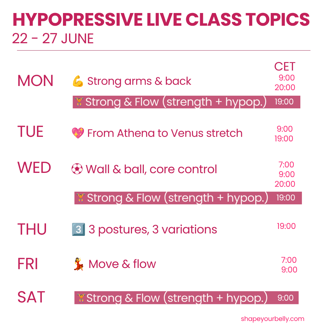hypopressive and strength. For your 40+ body