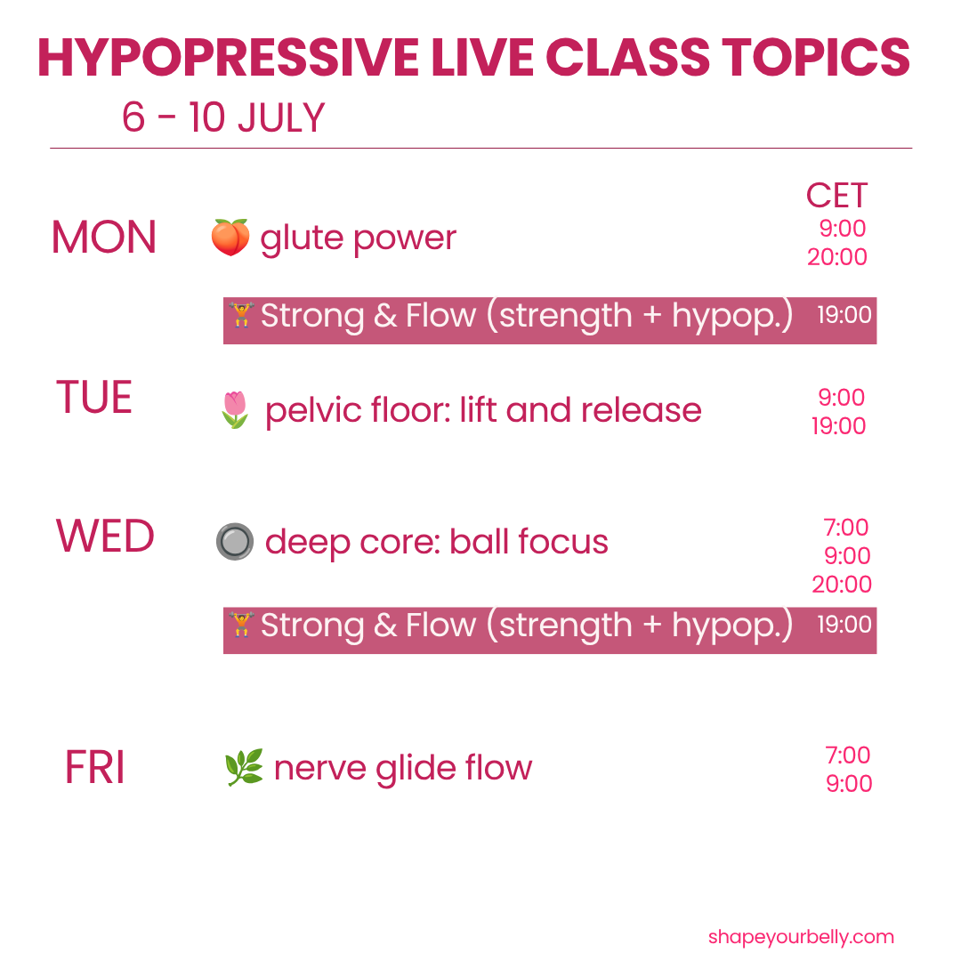 hypopressive and strength. For your 40+ body