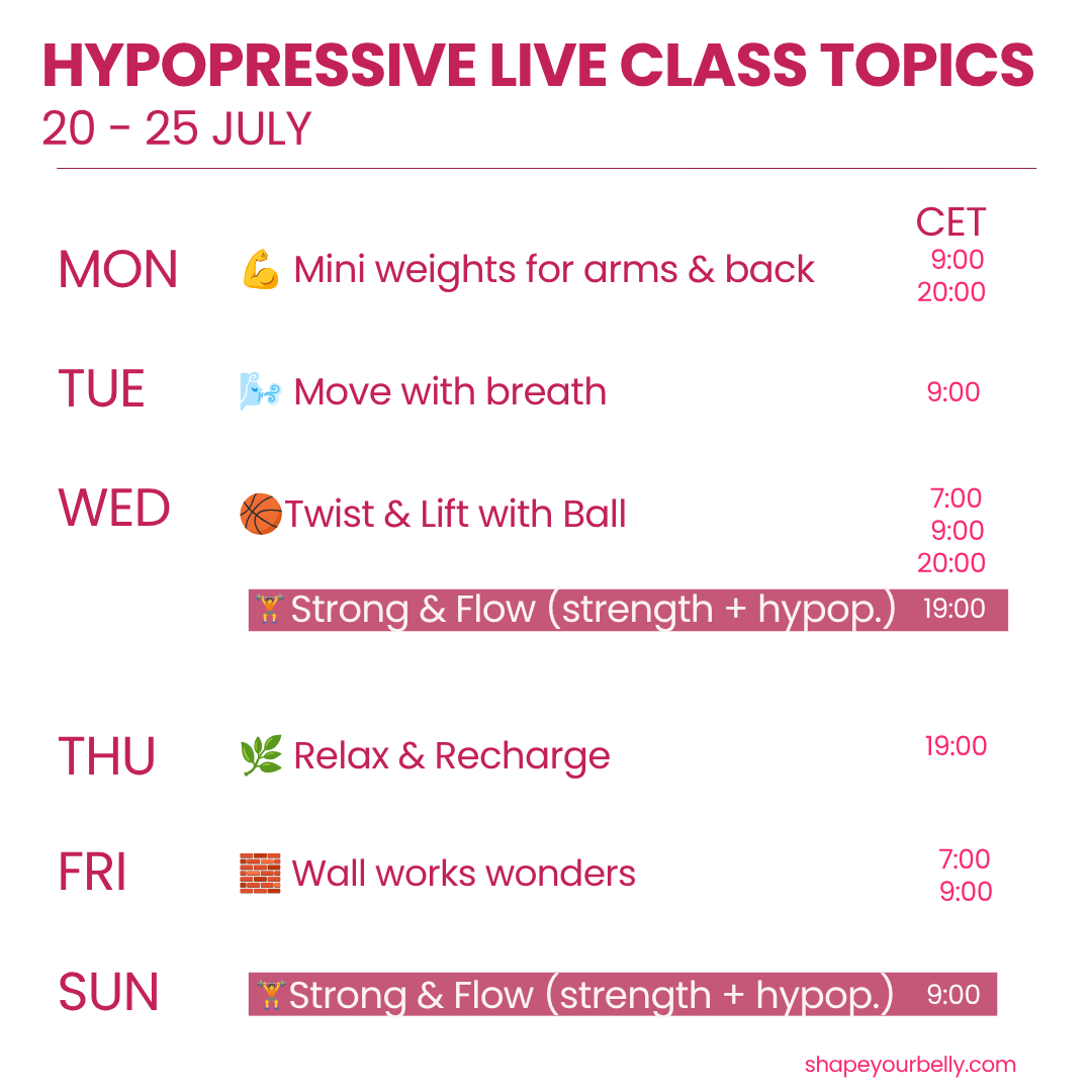 hypopressive and strength. For your 40+ body