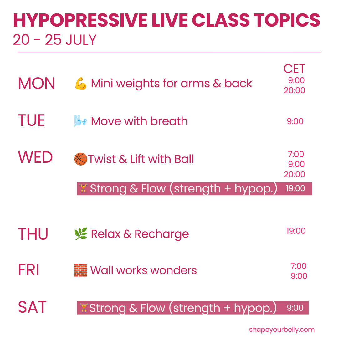 hypopressive and strength. For your 40+ body