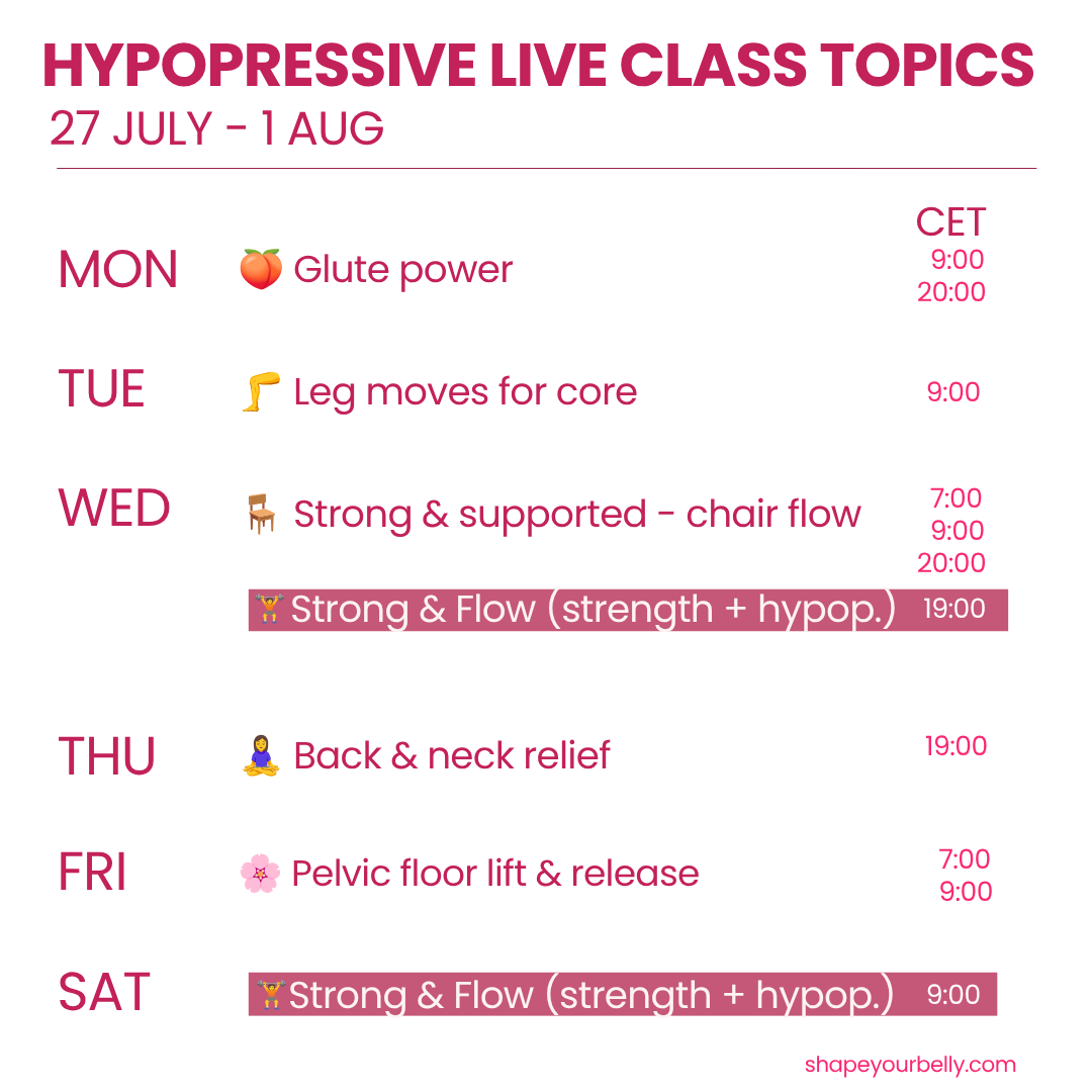 hypopressive and strength. For your 40+ body