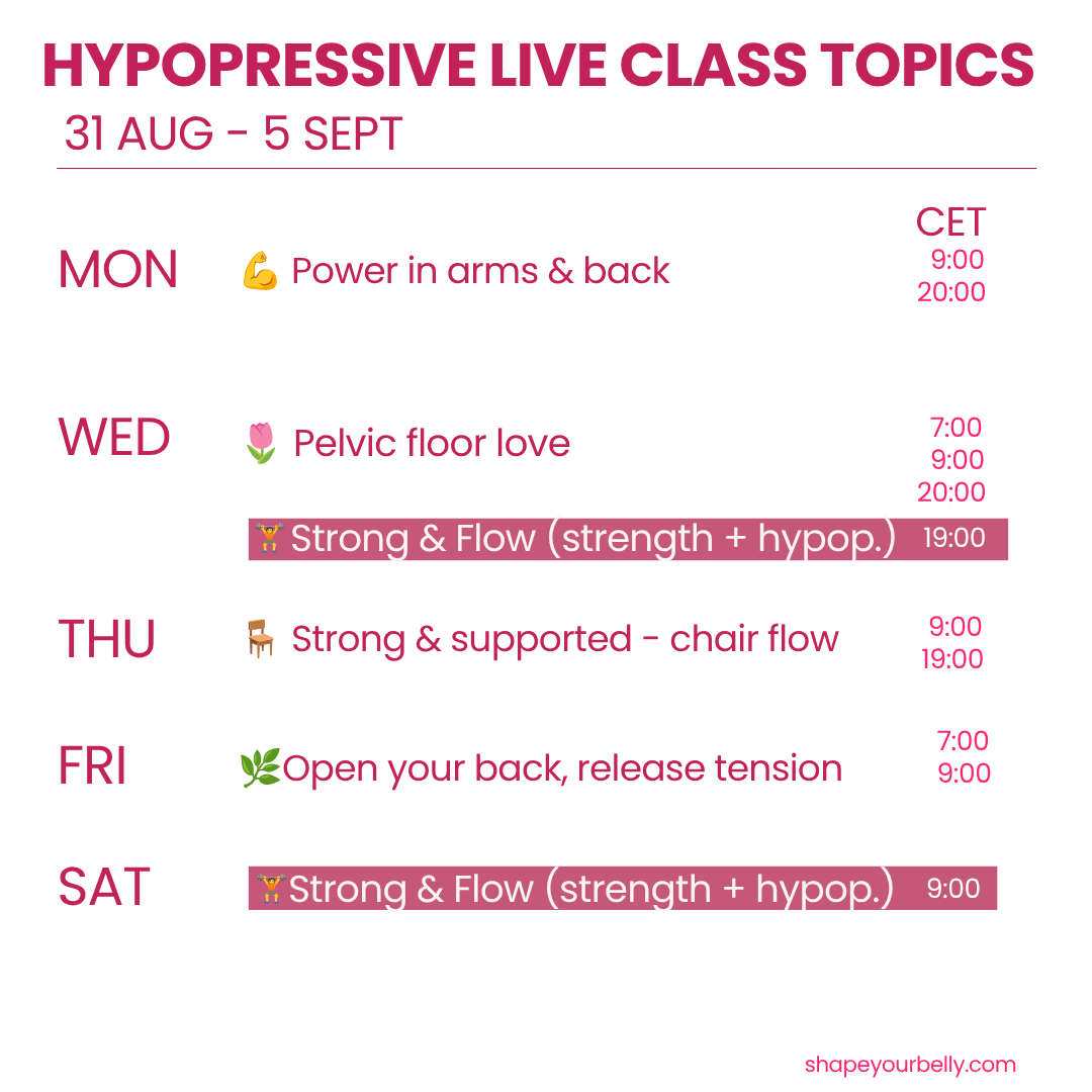hypopressive and strength. For your 40+ body