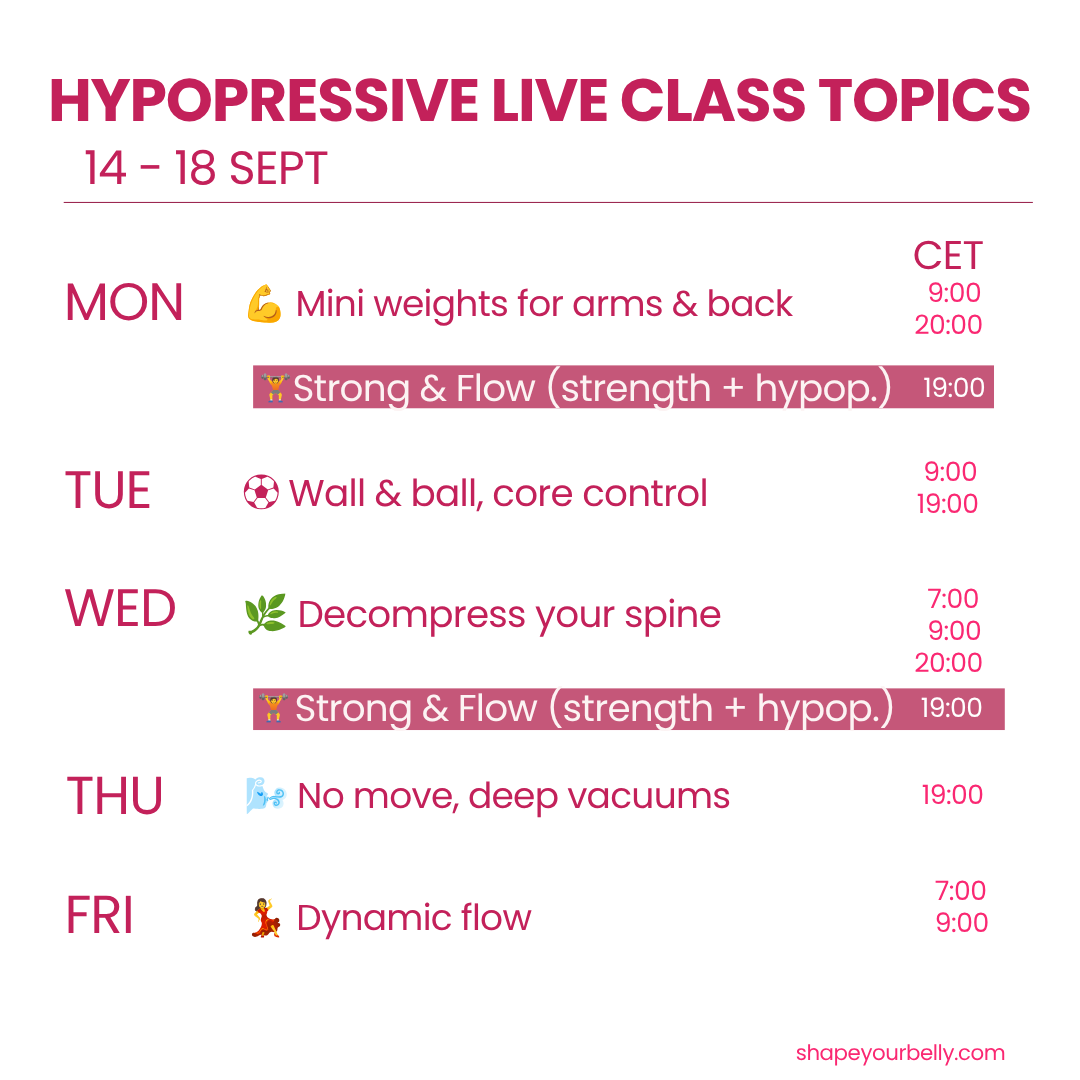 hypopressive and strength. For your 40+ body