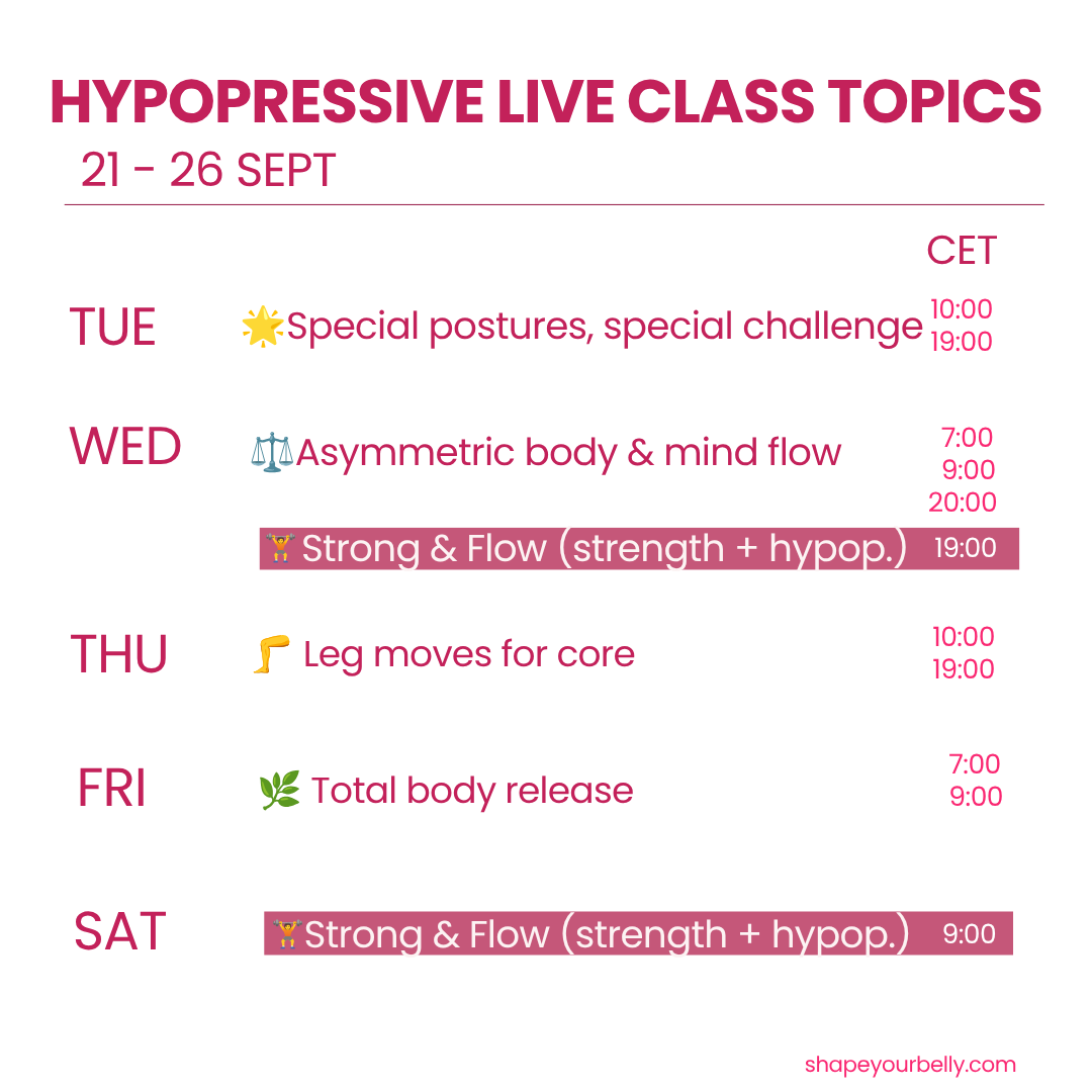hypopressive and strength. For your 40+ body