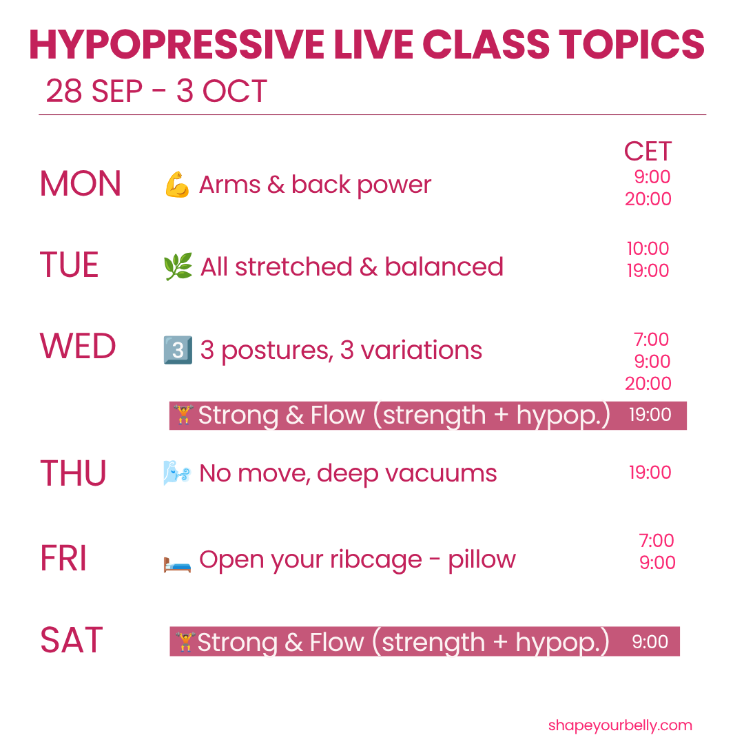 hypopressive and strength. For your 40+ body