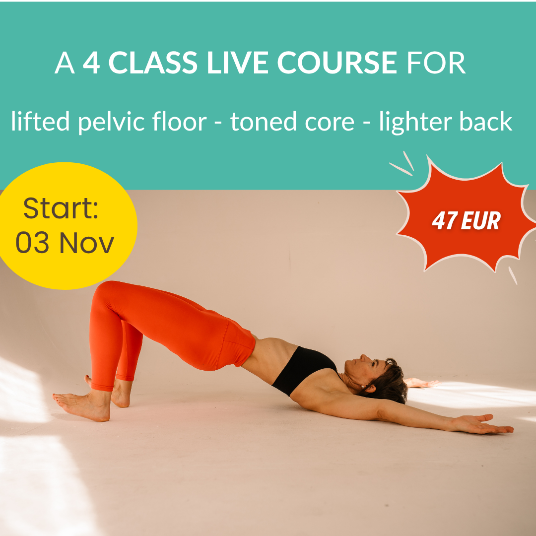 Empower your core LIVE course - beginner hyporpessive course or a lifted pelvic floor, toned core and less back pain