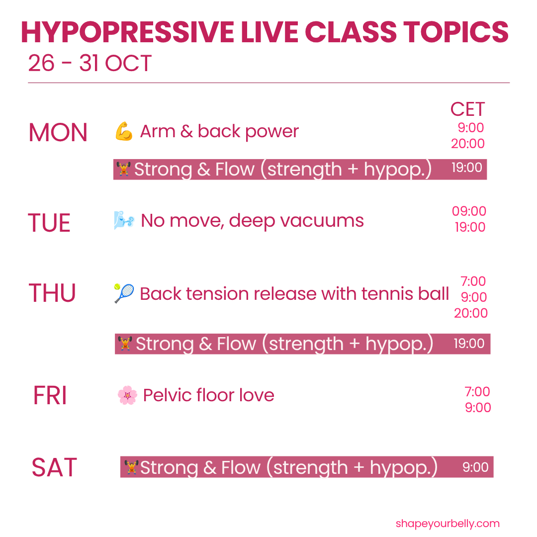 hypopressive and strength. For your 40+ body