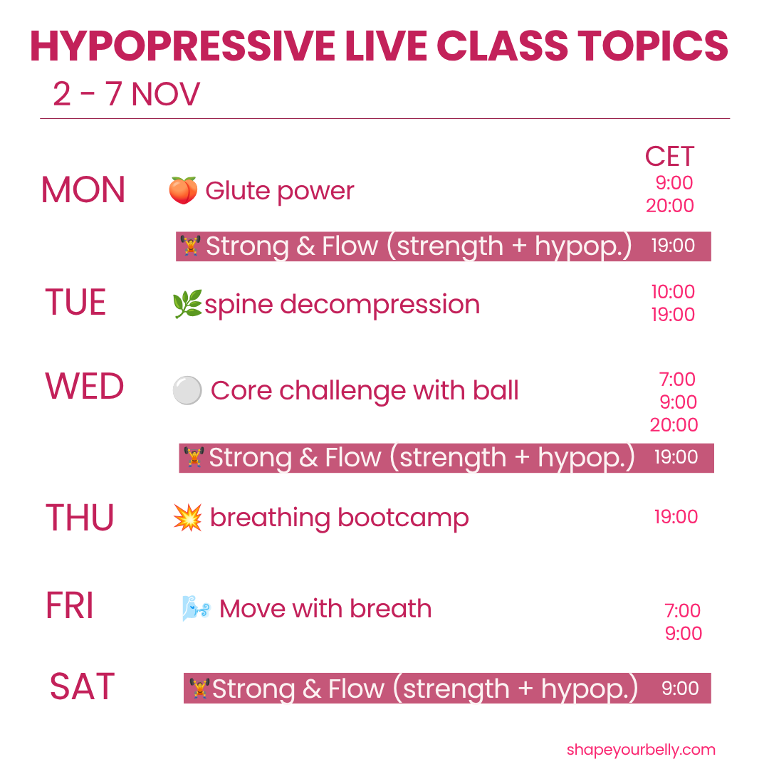 hypopressive and strength. For your 40+ body